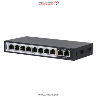 سوئیچ 10 پورت مگابیتی و دسکتاپ دی لینک مدل DES-F1010P-E