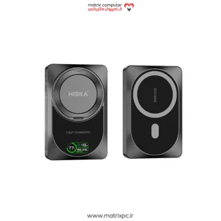 پاوربانک 20 وات هیسکا مدل HP-134PD ظرفیت 10000 میلی‌آمپرساعت