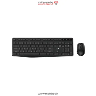 کیبورد و ماوس بی سیم جنیوس KM-8206S با حروف فارسی