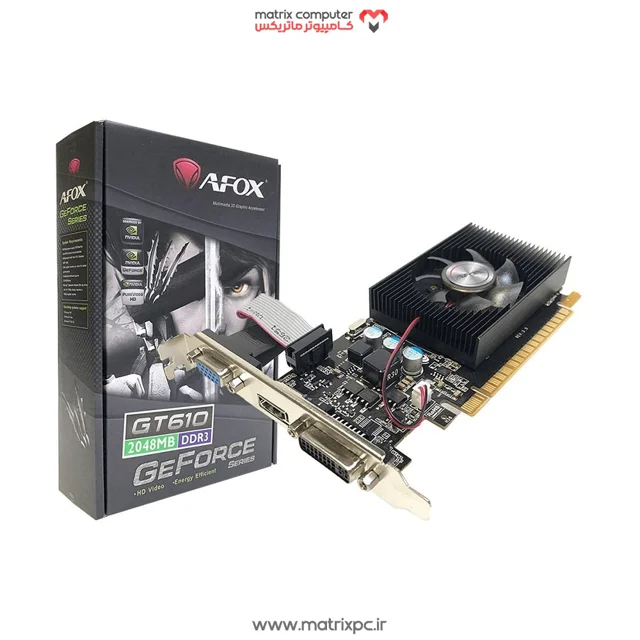 کارت گرافیک AFOX GT610 2GB DDR3 64Bit