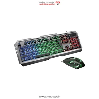 کیبورد و ماوس باسیم گیمینگ تراست GXT 845 TURAL