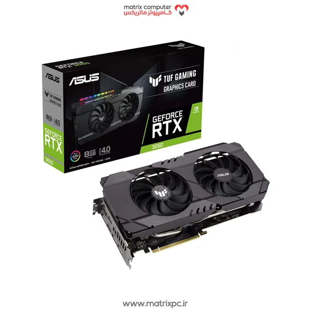 کارت گرافیک Asus TUF Gaming GeForce RTX3050 OC 8GB GDDR6 128Bit
