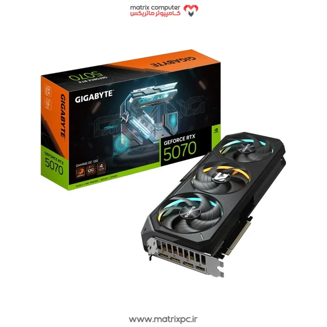 کارت گرافیک GIGABYTE GeForce RTX 5070 GAMING OC 12GB GDDR7 192Bit