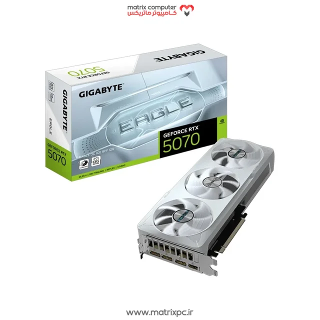 کارت گرافیک GIGABYTE EAGLE GeForce RTX 5070 OC ICE SFF 12GB GDDR7 192Bit