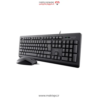 کیبورد و ماوس باسیم تراست TKM-250 با حروف فارسی