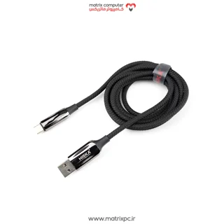 کابل تایپ سی فست شارژ 120 وات هیسکا LX-16AC طول 1.8 متر