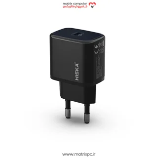 شارژر دیواری 25 وات هیسکا H-127EU GAN PD QC3.0 3A