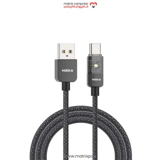 کابل تایپ سی فست شارژ 3 آمپر هیسکا LX-891AC طول 1 متر