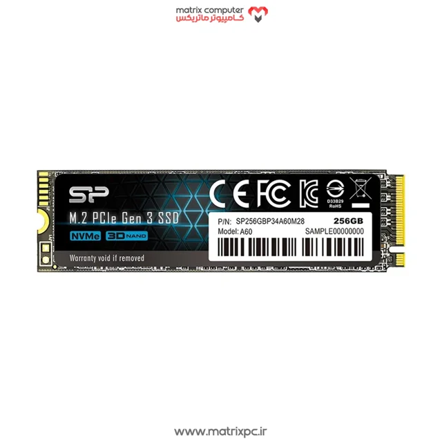 حافظه SSD سیلیکون پاور Silicon Power P34A60 256GB M.2