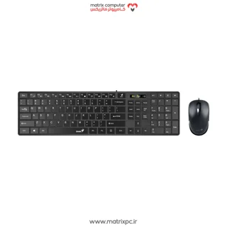 کیبورد و ماوس باسیم جنیوس SlimStar C126 با حروف فارسی
