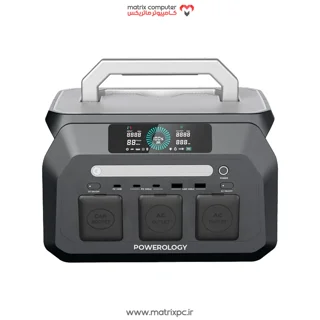 پاور استیشن پاورولوژی مدل PWP800WBK ظرفیت ۲۰ هزار میلی آمپر ساعت ۸۰۰ وات