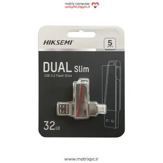 فلش مموری USB3.2 هایک سمی مدل Dual Slim E307C