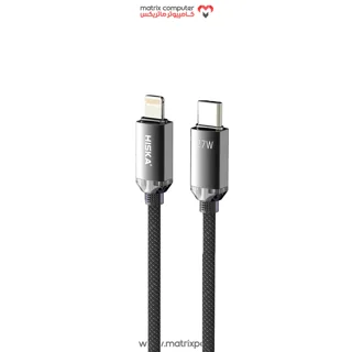 کابل شارژ تایپ سی به لایتنینگ هیسکا مدل LX-801CL