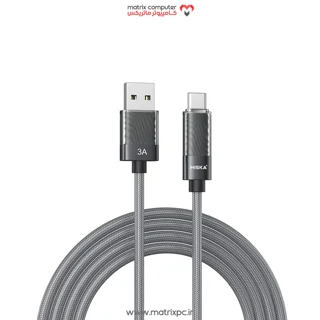 کابل تایپ سی فست شارژ 3 آمپر هیسکا LX-821AC طول 1 متر