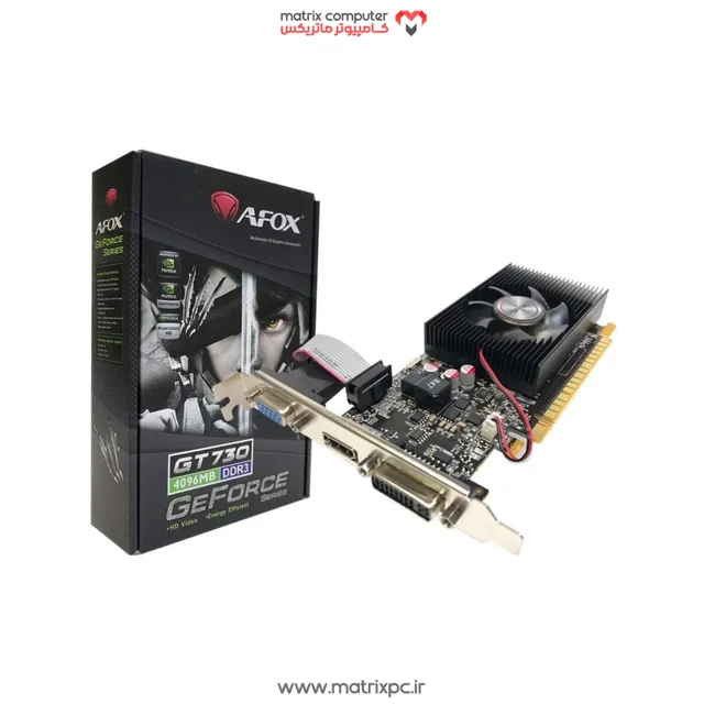 کارت گرافیک AFOX GT730 LP 4GB DDR3 128BIT