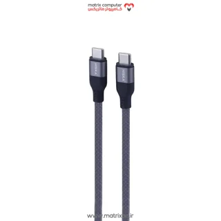 کابل دو سر تایپ سی فست شارژ 240 وات هیسکا LX-932CC طول 2 متر