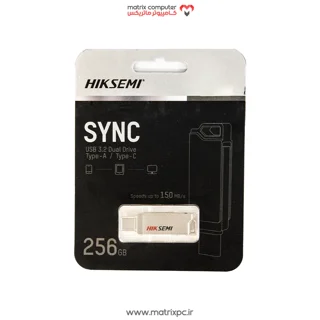 فلش مموری USB3.2 هایک سمی مدل Sync Dual Drive E327C ظرفیت 256 گیگابایت