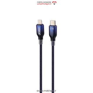 کابل شارژ تایپ سی به لایتنینگ هیسکا مدل LX-911 CL