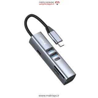 هاب 7 پورت USB-C هیسکا مدل HR-53