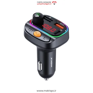 شارژر فندکی و اف ام پلیر بلوتوثی 30 وات هیسکا HCC-339