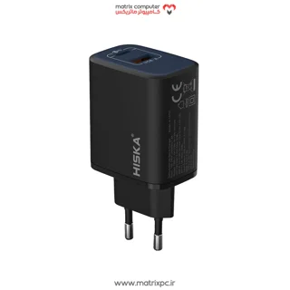 شارژر دیواری 67 وات هیسکا H-167EU GAN PD QC3.0 3.35A