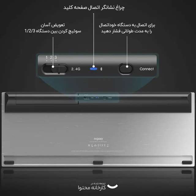ماوس و کیبورد رپو مدل 9900M 102584221